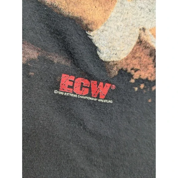 Sabu ECW Extreme Championship Wrestling T Shirt Mens‎ XXL Black Homicidal RARE - Picture 5 of 14